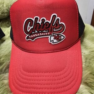 Red and Black Kids Cap